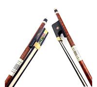 Arco violín de estudiante 1pcs Strong Snakewood Vertical Basco De Bajo Doble Basco Basco, Horseta De Caballo Blanco/Negro Horse