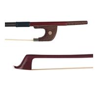 Arco violín de estudiante 3/4 4/4 Doble De Bajo Brasilwood Bow White Horse Horse Bow Student Bow Beginner Uso (Color : 4 4)