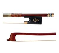 Arco violín de estudiante 4/4 Bow Violin Bow Pernambuco Ajuste De Palo Octogonal Real Mongolia Horsehair Ebony Frog Balance Bow
