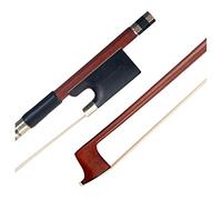 Arco violín de estudiante 4/4 Tamaño De Violín Brazo Brasilwood Bow Round Stick Mongolia Horsehair Ebony Frog Respuesta Rápida