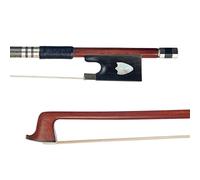 Arco violín de estudiante 4/4 Violín/violín Brasil Brasilwood Bow Round Stick Natural Horsehair Ebony Frog