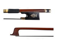 Arco violín de estudiante Bow Violin Bow 4/4 Fiddle Bow Wood Round Stick Frog Ebony Frog Bien Equilibrado