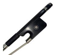 Arco violín de estudiante Nuevo Calidad De 1 PC Estilo Francés Fibra De Carbono 3/4 Basco Doble Bail Bail Blanco Cabeza De Cabello