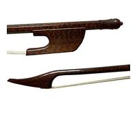 Arco violín Hermoso Patrón Snakewood Violin Bow Professional Snakewood Frog White Bow Hair