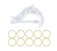 Arco Y Para Arco De Resina De Flecha De Resina Epoxi Molde De Silicona Con 10 Banda Elástica Para Hacer Artesanía Decoración Del Hogar Copl