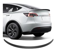 Arcoche Alerón Tesla Modelo Y, Alerón Trasero De Rendimiento, Tapa Trasera para Maletero Trasero para Accesorios Tesla Modelo Y 2020-2024 (Fibra De Carbono Brillante)