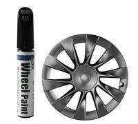 Arcoche Pintura de Retoque de Llantas para Tesla, Llantas de Pintura de Retoque de Reparación de Arañazos de la Rueda de la Pintura de la Llanta para el Modelo Y 3 S X