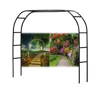 ArcoDe Rosas De Jardín Resistente, ArcoDe Boda Fiesta Pérgola Cenador Decoración, Con Base, Para Plantas Trepadoras Ayuda De Escalada Globo Rosas Flores, Interiores Exteriores, Césped, Patio