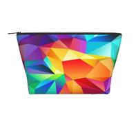 Arcoiris geométrico, Bolsa de artículos de tocador Bolsa de Maquillaje Bolsa de cosméticos Bolsa de artículos de tocador de Viaje portátil