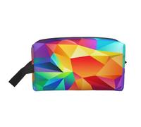 Arcoiris geométrico, Bolsa de Maquillaje Bolsa de cosméticos Bolsa de artículos de tocador de Viaje portátil Organizador de Bolsa de Maquillaje