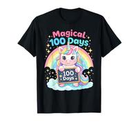 Arcoíris mágico de Unicornios de 100 días de Clases Camiseta