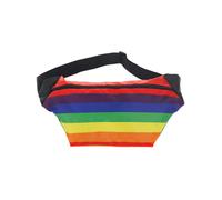Arcoiris Riñonera Retro 1980s Fanny Paquete Orgullo Accesorio Disfraz Adulto La