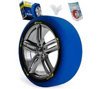 ARCOL Fundas Rueda Nieve para Coche Homologado EN 16662-1 - Nova Dos Cadenas Nieve de Tela para Coche. Snow Sock Talla XL para R14-R22 (Tamaños de Neumáticos Detallados en el Interior) (Nova, XL)