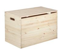 Astigarraga – Baúl de almacenaje madera maciza de pino 80x40x50 cm