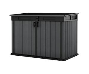 Arcón Cortina Mega (Medidas ext. (An x Pr): 191 x 109 cm, Plástico, Antracita/Gris)