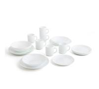 Arcopal ARCOPAL ZELIE Caja 18 Platos Opal Y 6 Mugs Opal 25x20x19cm/29cl Multicolor Brillo