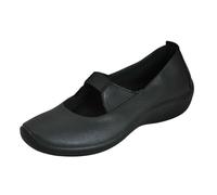 Arcopedico - 4606 ITATIAIA Bailarina de Licra con Plantilla Extraíble, Negro J65 Talla: 37