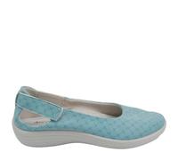 Arcopedico Bailarinas JASMUND Tejido Elastico Estampado Azul