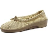 Arcopedico - Mocasines para mujer, color Beige, talla 38 EU