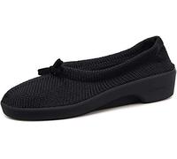 Arcopedico - Mocasines para mujer, color negro, talla 39 EU