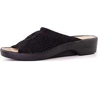 Arcopedico Sandalias textiles Splash para mujer, Black, 39 EU