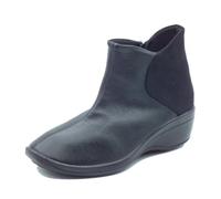 Arcopedico Stara L12 Black Botines Confort para mujer de piel sintética elástica