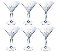ARCOROC Broadway-Caja 6 Copas Cocktail Vidrio 21 Cl, 210 milliliters | Transparente, Vidrio, formato alto, acabado brillo, 21 cl, 6 piezas, apto para frigorífico, fácil de limpiar