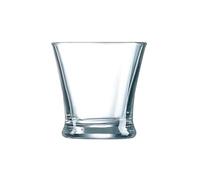Arcoroc Caja 12 Vasos Bajos Vidrio Carajillo de Sodo 11cl | Transparente, Vidrio Sodo, forma bajo, acabado brillo, 11cl