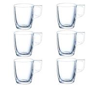 Arcoroc Caja 6 Tazas Vidrio Voluto de Sodo 9cl