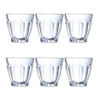 Set 6 vasos de vidrio resistente forma baja 9 CL ARCADE ARC