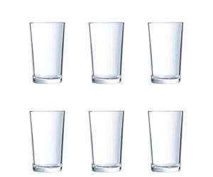 Arcoroc Conique Caja 6 Vasos Cerveza Vidrio 20cl Sodo Apto Microondas Apto Frigorífico Apilable