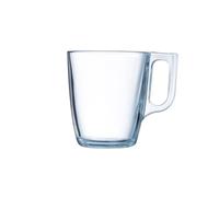 Arcoroc L3693 Voluto Taza de café de cristal, capacidad de 250 ml, paquete de 6