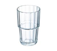 Arcoroc Norvege - Vaso de agua (cristal, 200 ml, 6 unidades), transparente, vidrio, transparente, 270ml