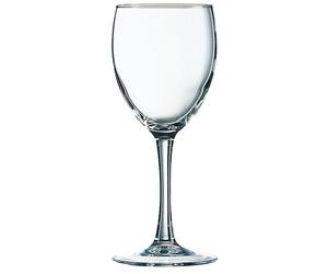 ARCOROC PRINCESA Caja 6 Copas Agua Vidrio Tensionado 23CL Transparente Brillo Fabricado en Francia Reciclable