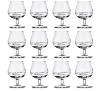 Arcoroc Set 12 Copas coñac de Vidrio 15cl, Marca de 3cl