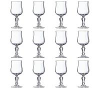 Arcoroc Set de 12 copas de vino Normandi de vidrio 16 cl | Transparente, Vidrio, formato alto, acabado brillo, 16 cl, 12 piezas, apto para frigorífico, fácil de limpiar