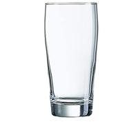 Arcoroc Set de 12 vasos de cerveza Willi Becher de vidrio 40 cl | Transparente, Vidrio, formato alto, acabado brillo, 40 cl, 12 piezas, apto para frigorífico, fácil de limpiar