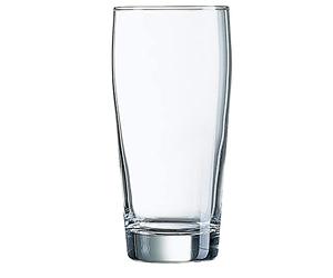 Arcoroc Set de 12 vasos de cerveza Willi Becher de vidrio 40 cl | Transparente, Vidrio, formato alto, acabado brillo, 40 cl, 12 piezas, apto para frigorífico, fácil de limpiar