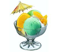 Arcoroc Set de 6 copas de helado Seychelles de vidrio 20 cl | Transparente, Vidrio, formato cónico, acabado brillo, 20 cl, 6 piezas, apto para frigorífico, fácil de limpiar