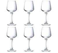 Arcoroc Copas Vino Vidrio, 19 cl, 6 unidades