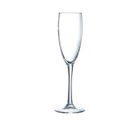Arcoroc Vina, Juego de 6 Copas Flauta de Vidrio para Champán, 19 cl, Aptas para Lavavajillas