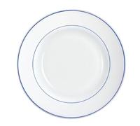 Arcoroc Set de 6 platos hondos Rest. F/Azul de vidrio opal 22,5 cm