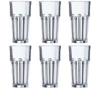 Arcoroc Vasos Altos Vidrio, 65 cl, 6 unidades