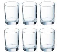 Arcoroc Princesa - Set 6 vasos forma alta de vidrio tensionado 17cl