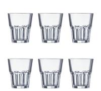 Arcoroc Set de 6 vasos bajos Granity de vidrio 27 cl