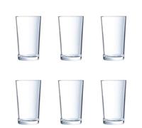 Arcoroc Set de 6 vasos de cerveza Conique de vidrio 20 cl