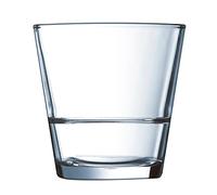 Arcoroc Stack Up Vasos Largos, Glass, sin línea indicadora, 83 mm, 6 Unidades, Whisky 210ml
