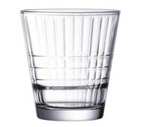Arcoroc Stack'up Cross Caja 6 Vasos Bajos Vidrio 26cl Sodo No Apto Microondas