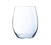 Arcoroc Vina, Set de 6 Vasos de Vidrio, 36cl, Resistentes, Aptos para Lavavajillas y Microondas, Apilables, Transparentes