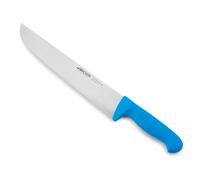 Arcos 2900 Cuchillo Carnicero Nitrum Acero Azul 300 mm | Cuchillo carnicero profesional. Mango inyectado en polipropileno, corte preciso y duradero, azul.